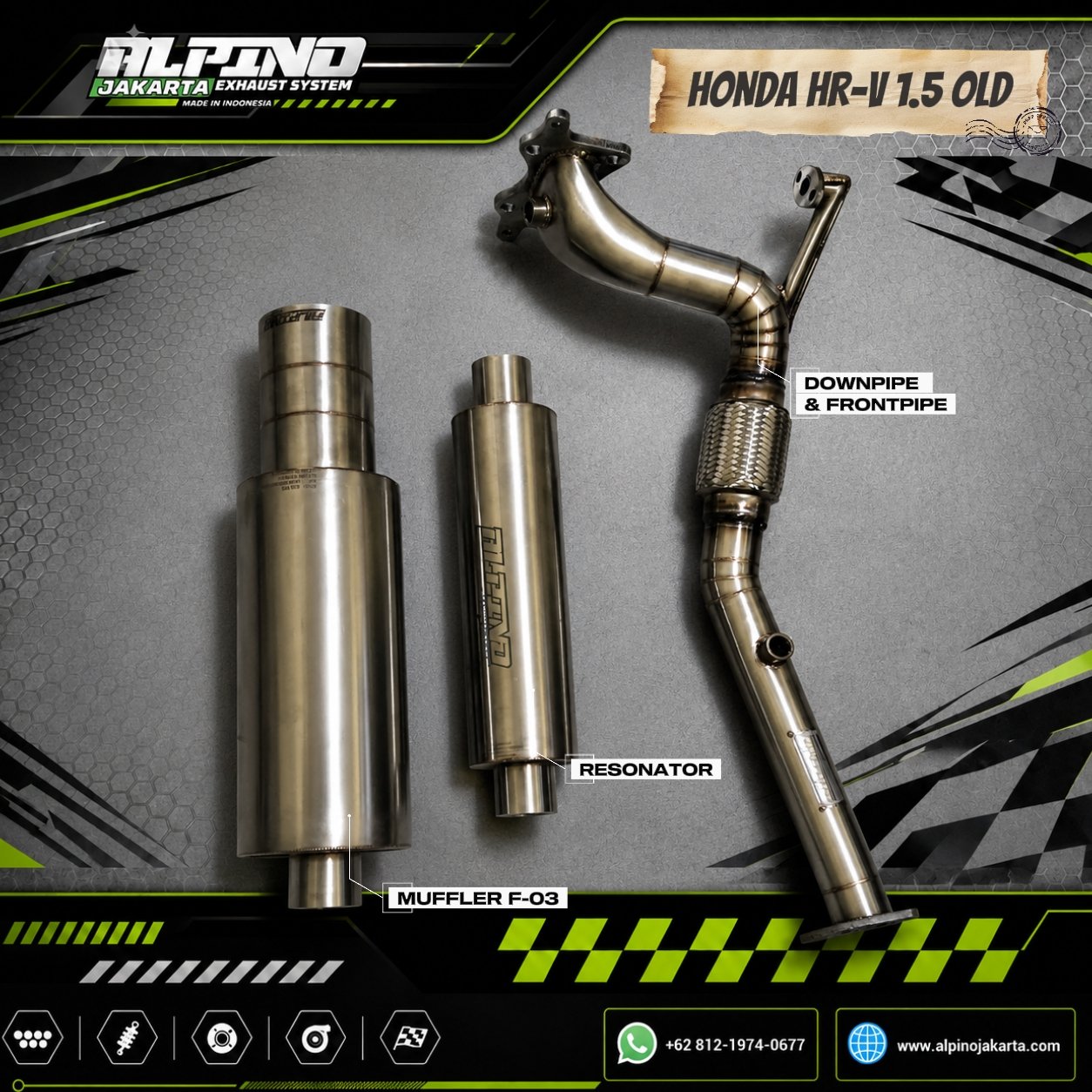 Knalpot Honda HRV